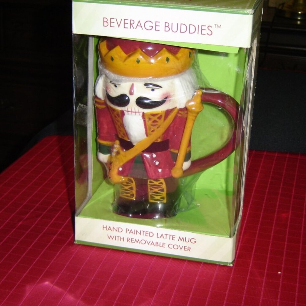 Hand Painted Oneida Beverage Buddies Latte mug NIB